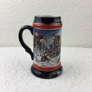 Collector’s Series 1992 Budweiser Mug APerfect Christmas Cup by Susan Sa…